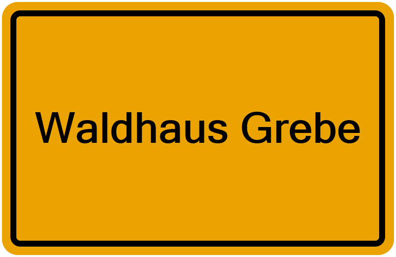 Handelsregisterauszug Waldhaus Grebe